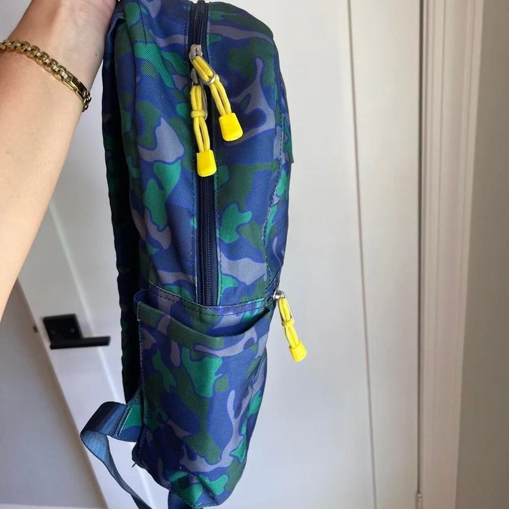 STATE Bags Kane Backpack Camo Kids School Backpack Blue Green
